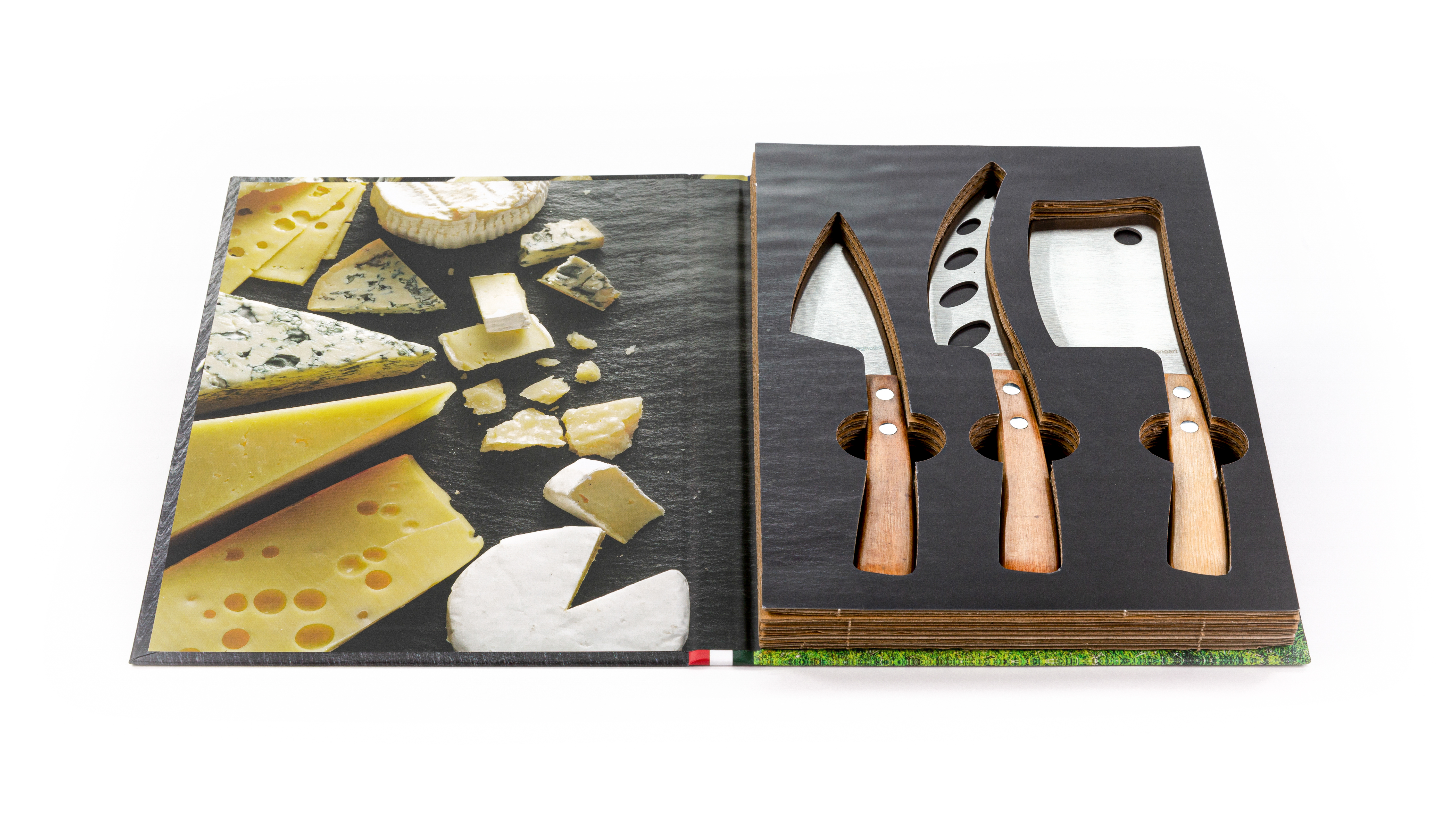 Legnoart LATTEVIVO Osteknivesæt m. 3 dele - lys træ